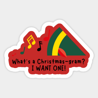 ChristmasGram Sticker